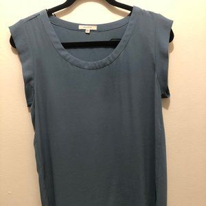 Teal Blouse with Pleats